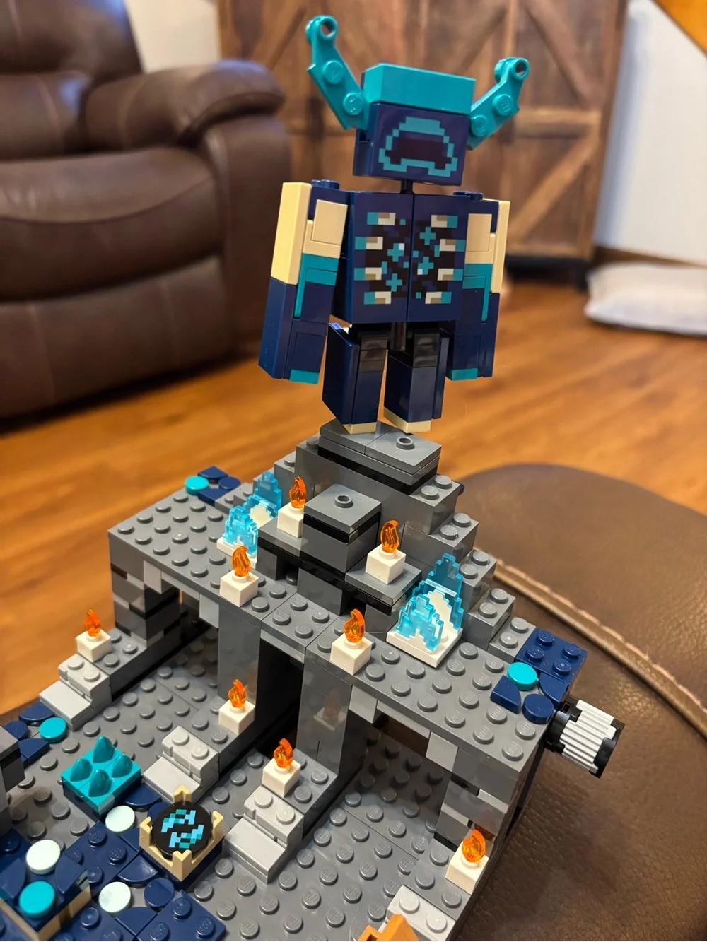 LEGO Minecraft 21246 The Deep Dark Battle set